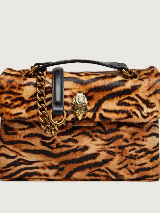 Zdjęcie produktu Kurt Geiger Skórzana torebka na ramię Kensington camel