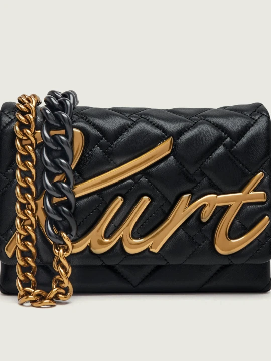 Zdjęcie produktu Kurt Geiger Skórzana torebka na ramię MINI KENSINGTON czarny