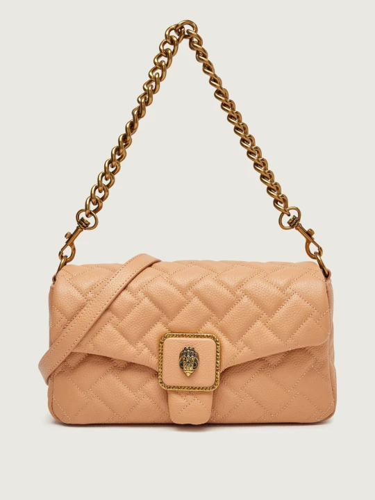Zdjęcie produktu Kurt Geiger Skórzana torebka na ramię PIMLICO beżowy