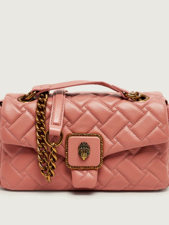 Zdjęcie produktu Kurt Geiger Skórzana torebka na ramię Pimlico różowy