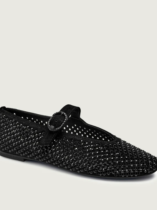 Zdjęcie produktu Kurt Geiger Skórzane baleriny MAYFAIR czarny