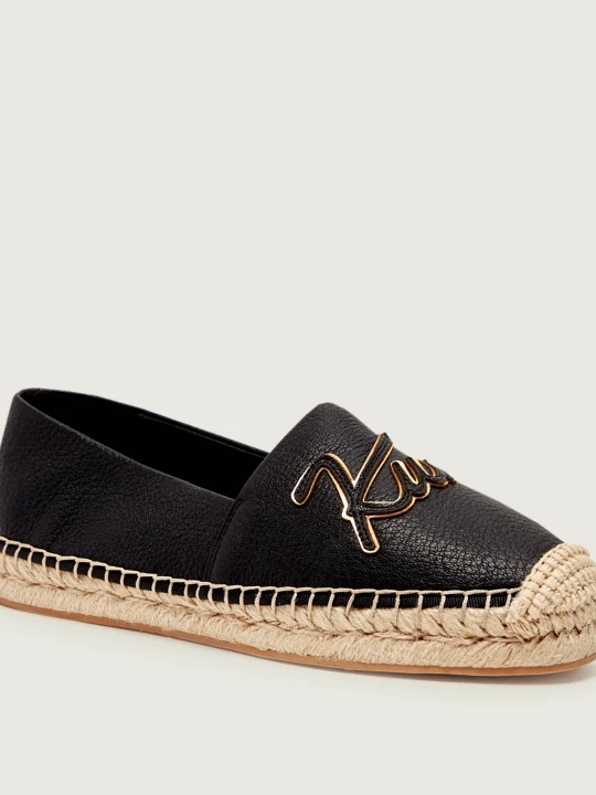 Zdjęcie produktu Kurt Geiger Skórzane espadryle KURT czarny