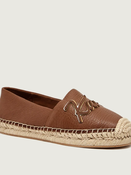 Zdjęcie produktu Kurt Geiger Skórzane espadryle KURT brązowy