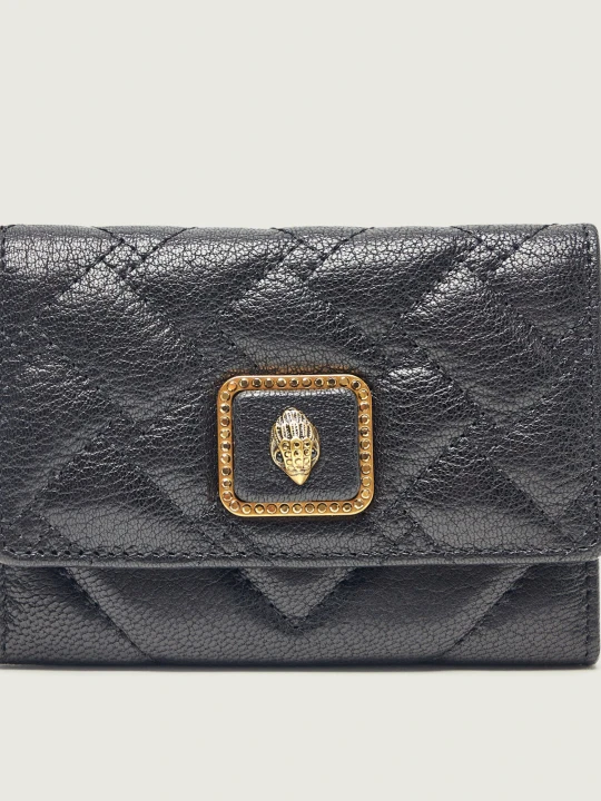 Zdjęcie produktu Kurt Geiger Skórzane etui na karty czarny