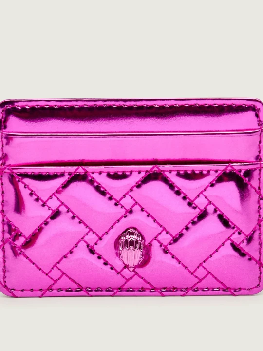 Zdjęcie produktu Kurt Geiger Skórzane etui na karty KENSINGTON fuksja