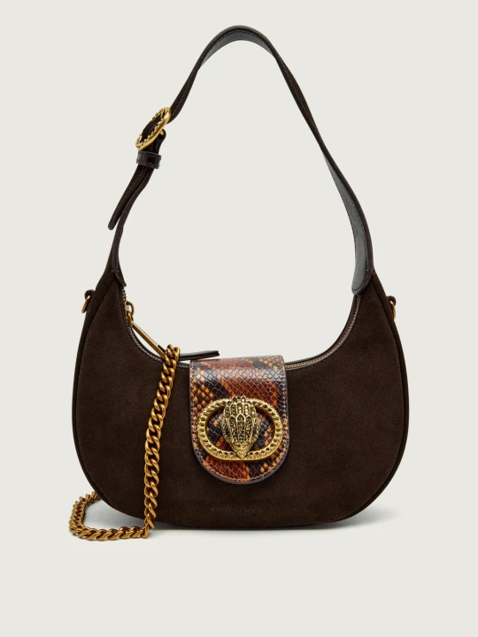 Zdjęcie produktu Kurt Geiger Skórzane hobo CHELSEA brązowy
