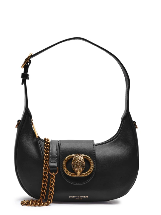 Zdjęcie produktu Kurt Geiger Skórzane hobo CHELSEA czarny