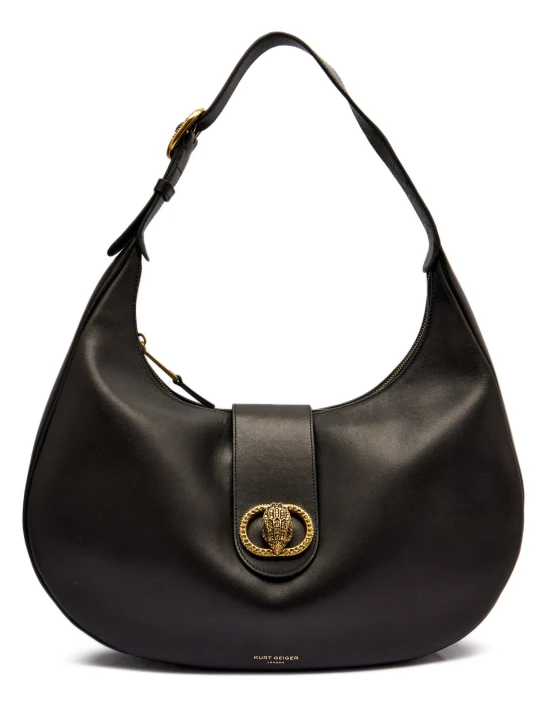 Zdjęcie produktu Kurt Geiger Skórzane hobo CHELSEA czarny