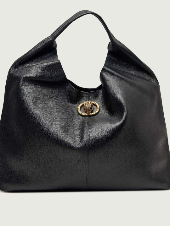 Zdjęcie produktu Kurt Geiger Skórzane hobo CHELSEA czarny