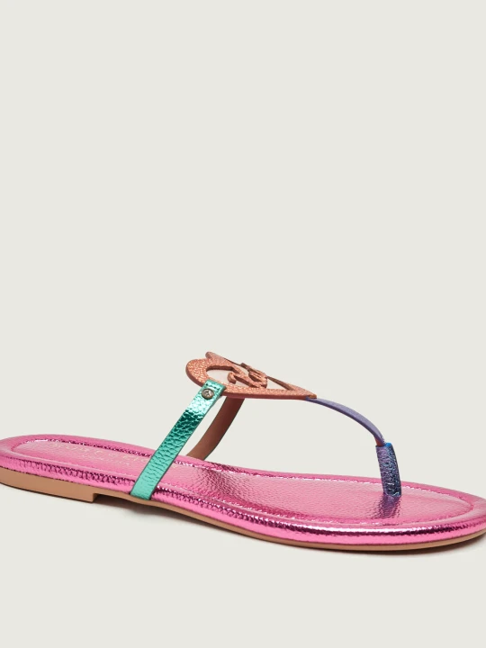 Zdjęcie produktu Kurt Geiger Skórzane japonki HEART
