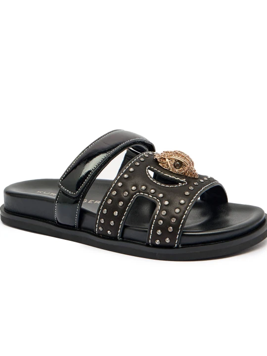 Zdjęcie produktu Kurt Geiger Skórzane klapki 225-EAGLE czarny