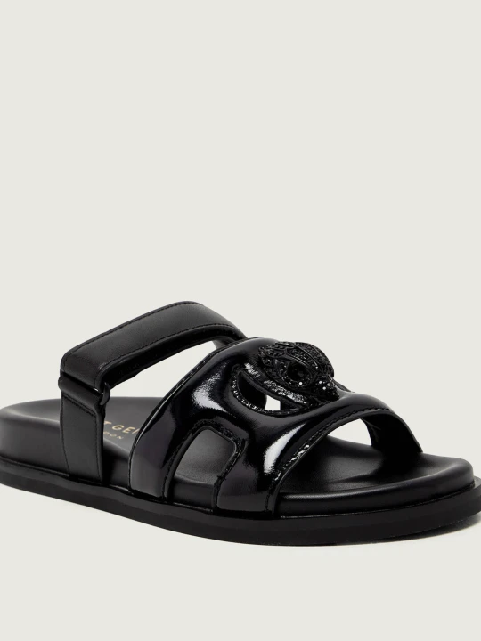 Zdjęcie produktu Kurt Geiger Skórzane klapki EAGLE czarny