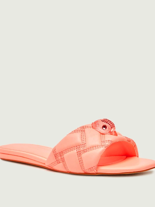 Zdjęcie produktu Kurt Geiger Skórzane klapki KENSINGTON różowy