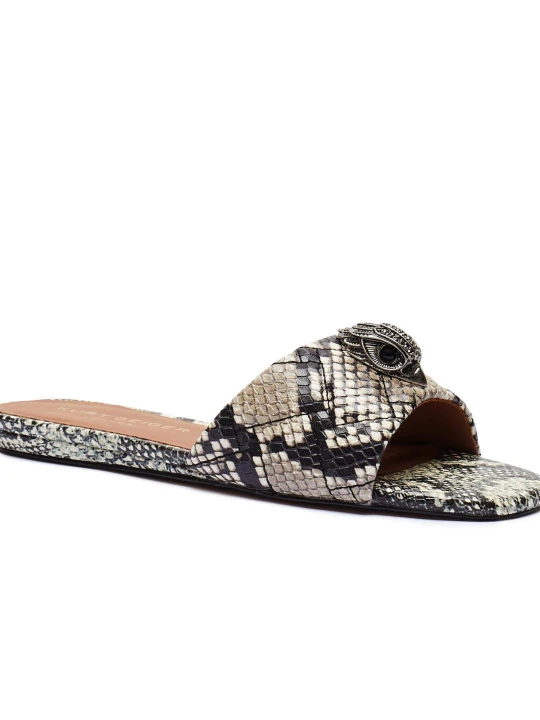 Zdjęcie produktu Kurt Geiger Skórzane klapki Kensington beżowy