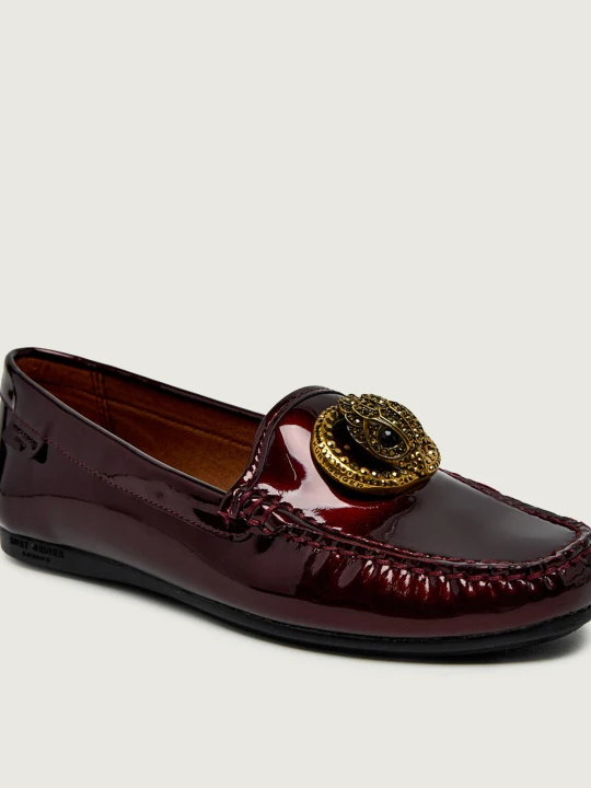 Zdjęcie produktu Kurt Geiger Skórzane mokasyny CHELSEA bordowy