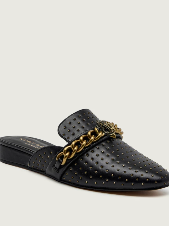 Zdjęcie produktu Kurt Geiger Skórzane mule CHELSEA czarny