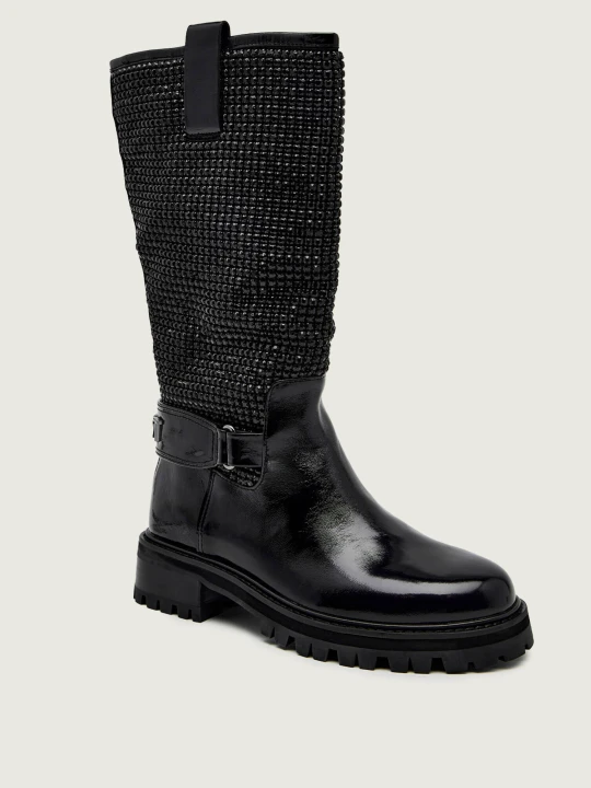 Zdjęcie produktu Kurt Geiger Skórzane oficerki 225-KURT czarny