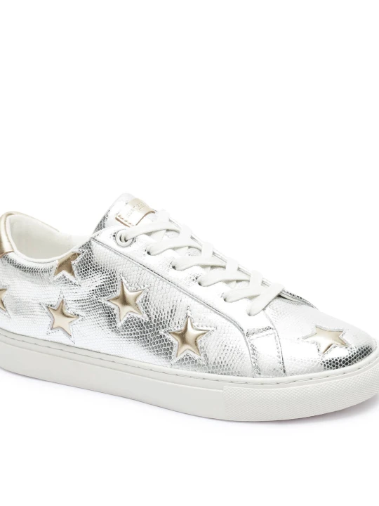 Zdjęcie produktu Kurt Geiger Skórzane sneakersy Lane srebrny