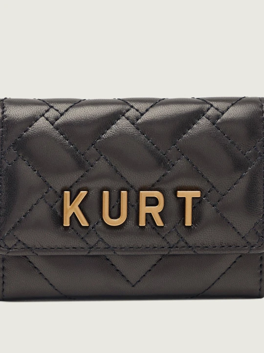 Zdjęcie produktu Kurt Geiger Skórzany portfel FLAP MULTI czarny