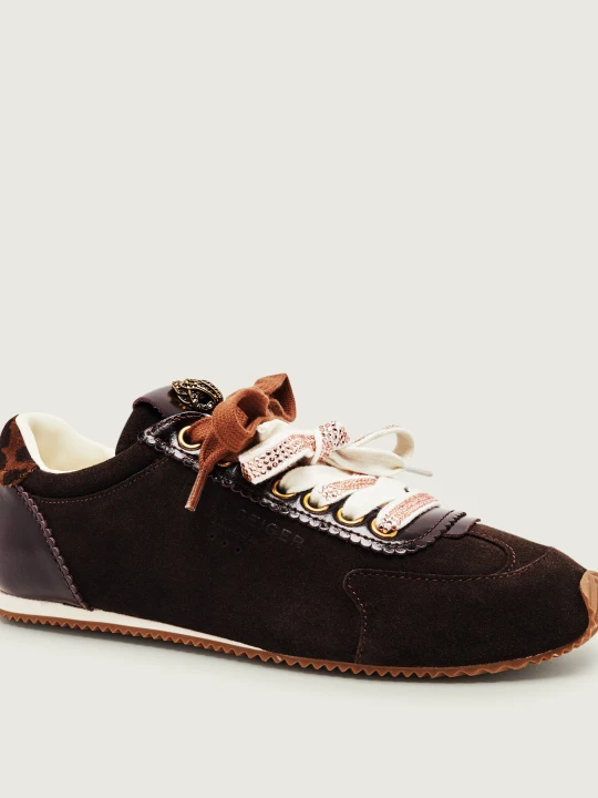 Zdjęcie produktu Kurt Geiger Sneakersy Islington | zamsz brązowy