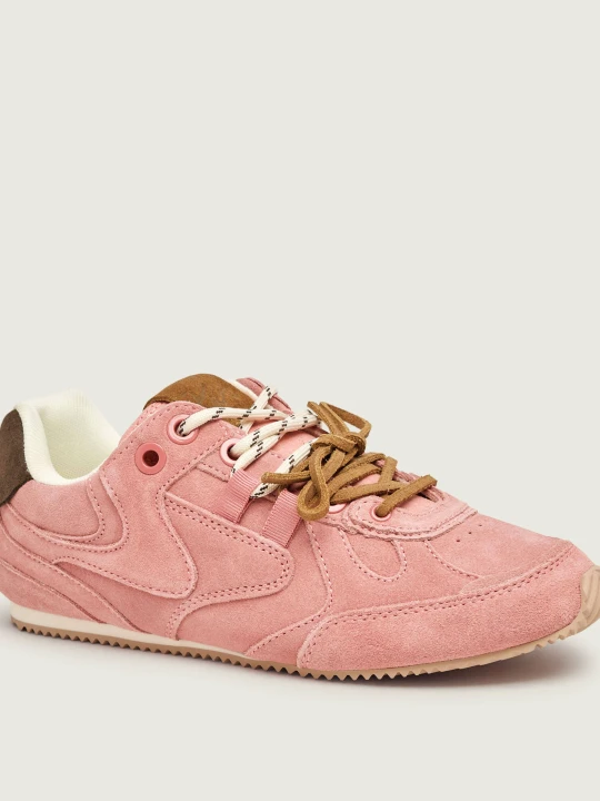 Zdjęcie produktu Kurt Geiger Sneakersy K Slim Runner | zamsz różowy