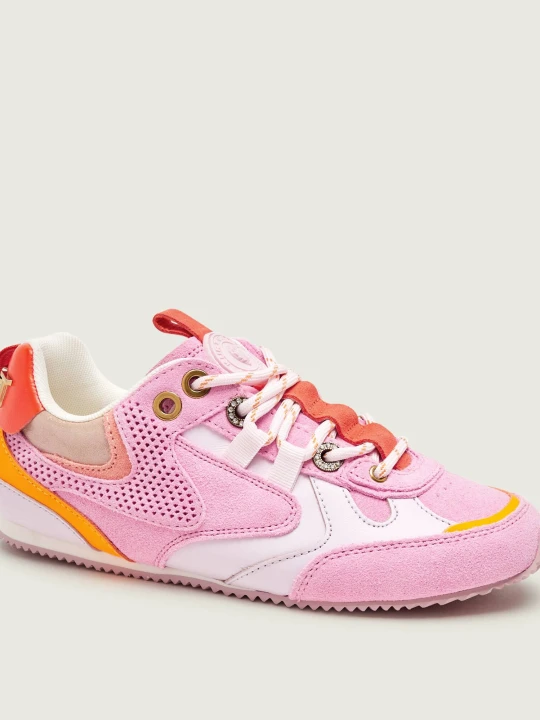 Zdjęcie produktu Kurt Geiger Sneakersy KURT SLIM RUNNER | zamsz różowy