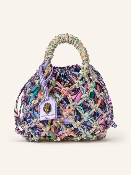 Zdjęcie produktu Kurt Geiger Torba Macrame Crystal Z Kamieniami Ozdobnymi lila purpurowy