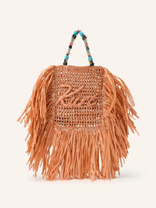 Zdjęcie produktu Kurt Geiger Torebka Kurt Mini Z Ozdobnymi Perełkami orange ŁOSOSIOWY