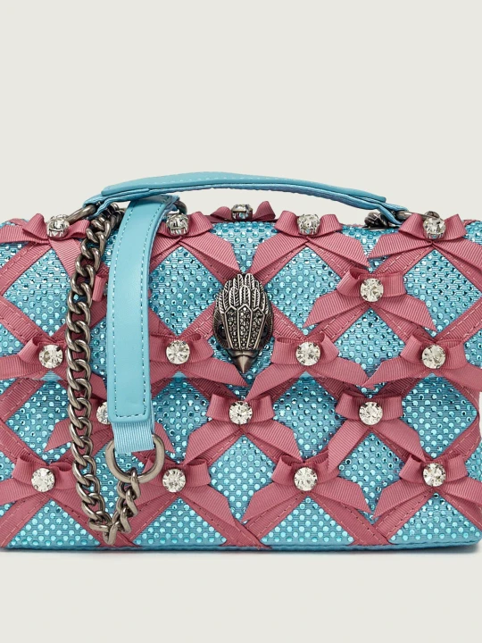 Zdjęcie produktu Kurt Geiger Torebka na ramię KENSINGTON BOWS niebieski