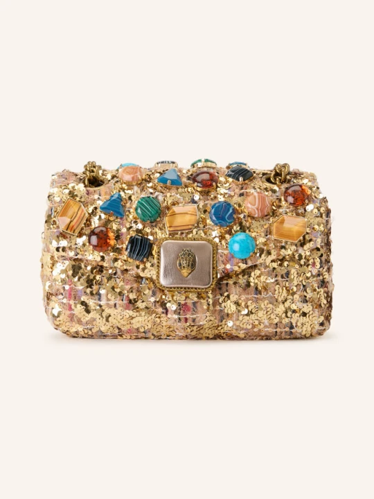 Zdjęcie produktu Kurt Geiger Torebka Na Ramię Pimlico Z Cekinami I Kamieniami Ozdobnymi gold