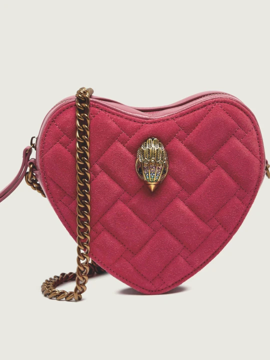 Zdjęcie produktu Kurt Geiger Torebka na ramię The Kensington | zamsz różowy