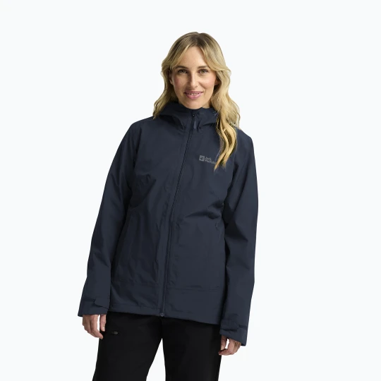 Zdjęcie produktu Kurtka 3w1 damska Jack Wolfskin Moonrise 3In1 midnight sky Granatowy