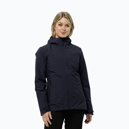 Zdjęcie produktu Kurtka 3w1 damska Jack Wolfskin Moonrise 3In1 night blue Granatowy