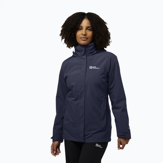 Zdjęcie produktu Kurtka 3w1 damska Jack Wolfskin Rotwand 3In1 graphite Szary