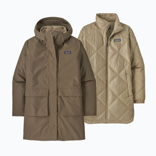 Zdjęcie produktu Kurtka 3w1 damska Patagonia Pine Bank 3-in-1 Parka marlow brown