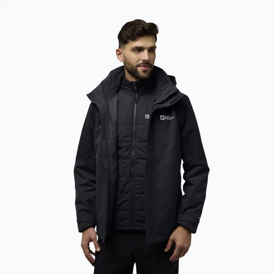 Zdjęcie produktu Kurtka 3w1 męska Jack Wolfskin Romberg 3In1 phantom Szary