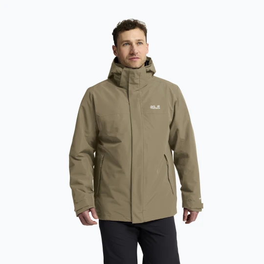 Zdjęcie produktu Kurtka 3w1 męska Jack Wolfskin Stonelite 3In1 hazel wood Beżowy