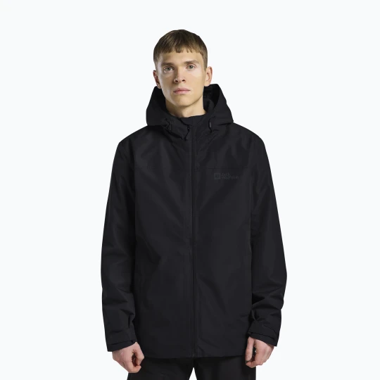 Zdjęcie produktu Kurtka 3w1 męska Jack Wolfskin Taubenberg 3In1 black