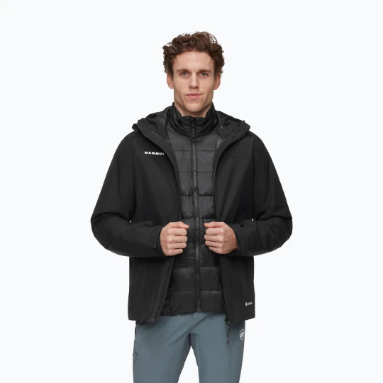 Zdjęcie produktu Kurtka 3w1 męska Mammut Treeline 3 in 1 HS Hooded Jacket Men black / black