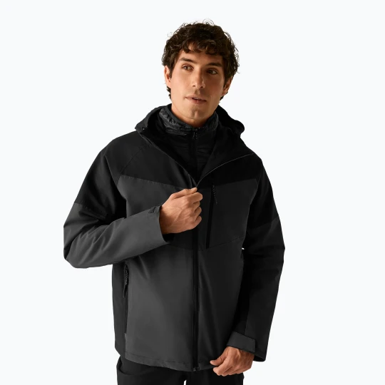 Zdjęcie produktu Kurtka 3w1 męska Regatta Wentwood 3in1 ash / black Szary