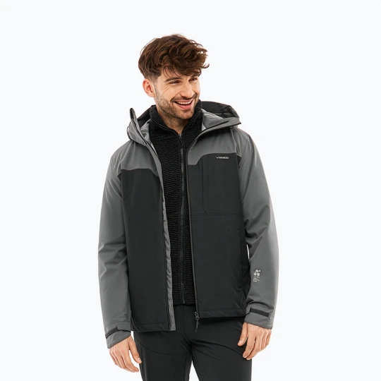 Zdjęcie produktu Kurtka 3w1 męska Viking Ravelo black / grey