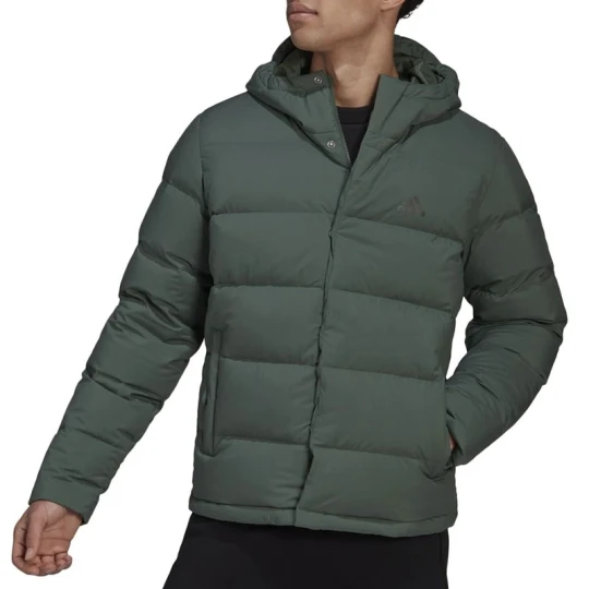 Zdjęcie produktu Kurtka adidas Helionic Hooded Down HG8749 - zielona