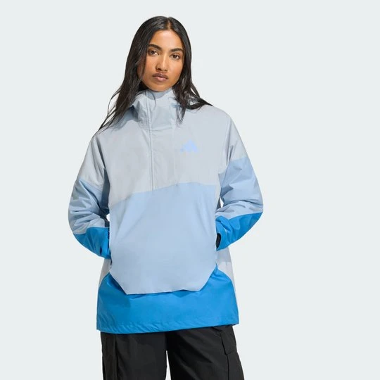 Zdjęcie produktu Kurtka anorak Terrex Xploric 2.5 Layer CLIMAPROOF Adidas niebieski