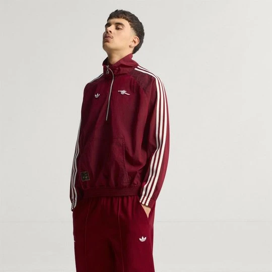 Zdjęcie produktu Kurtka Arsenal Terrace Icons Half-Zip Adidas Team Coll Burgundy 2