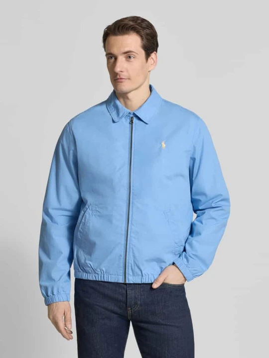 Zdjęcie produktu Kurtka blouson z czystej bawełny w kroju regular fit Polo Ralph Lauren Jasnoniebieski