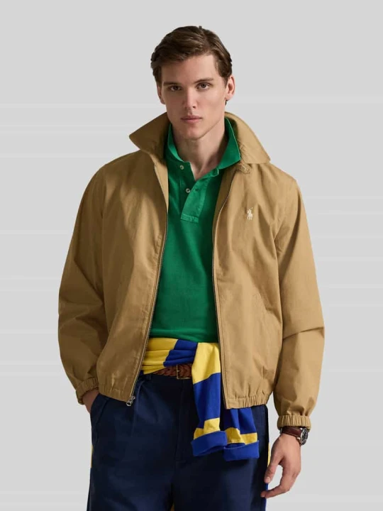 Zdjęcie produktu Kurtka blouson z czystej bawełny w kroju regular fit Polo Ralph Lauren Beżowy