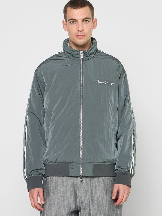 Zdjęcie produktu Kurtka Bomber Armani Exchange zieleń butelkowa