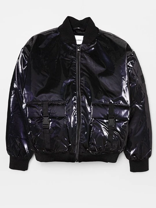 Zdjęcie produktu Kurtka Bomber Calvin Klein Jeans zielony neon