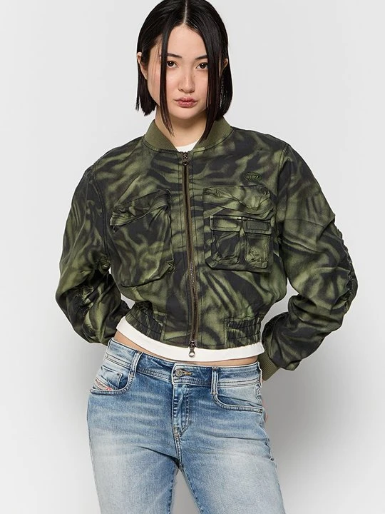 Zdjęcie produktu Kurtka Bomber Diesel zielony