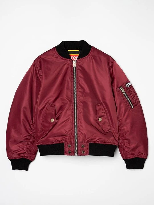 Zdjęcie produktu Kurtka Bomber Diesel ciemnoczerwony